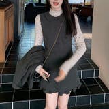 甘辛系ガールズ☆ニットワンピ＋ウールコート セットアップ | 17kg | 詳細画像8 