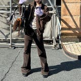 ユニセックス☆スエード中綿ジャケットフリンジスタッズ付 | 17kg | 詳細画像8 