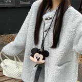 ゆるカワコーデ☆ロングボアジャケット羊羔風スタンドカラー | 17kg | 詳細画像15 