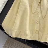 大人っぽく洗練された☆クルーネック黄ニットカーデマフラー2点 | 17kg | 詳細画像15