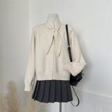 ベージュ | 大人っぽく洗練された☆クルーネック黄ニットカーデマフラー2点 | 17kg