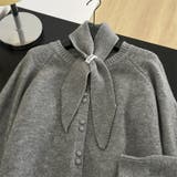 大人っぽく洗練された☆クルーネック黄ニットカーデマフラー2点 | 17kg | 詳細画像20