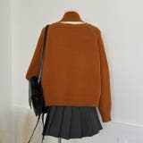 大人っぽく洗練された☆クルーネック黄ニットカーデマフラー2点 | 17kg | 詳細画像2