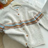 ゆるカワコーデ☆ジャカードカーデマフラー付保温ニット | 17kg | 詳細画像13