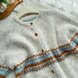 ゆるカワコーデ☆ジャカードカーデマフラー付保温ニット | 17kg | 詳細画像14