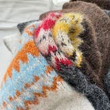 ゆるカワコーデ☆ジャカードカーデマフラー付保温ニット | 17kg | 詳細画像17