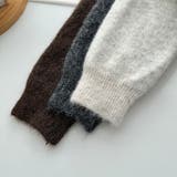 ゆるカワコーデ☆ジャカードカーデマフラー付保温ニット | 17kg | 詳細画像19