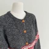 ゆるカワコーデ☆ジャカードカーデマフラー付保温ニット | 17kg | 詳細画像21