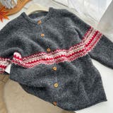 ゆるカワコーデ☆ジャカードカーデマフラー付保温ニット | 17kg | 詳細画像24