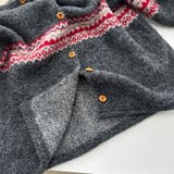 ゆるカワコーデ☆ジャカードカーデマフラー付保温ニット | 17kg | 詳細画像26