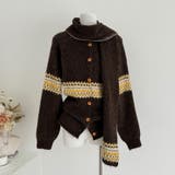 コーヒー | ゆるカワコーデ☆ジャカードカーデマフラー付保温ニット | 17kg