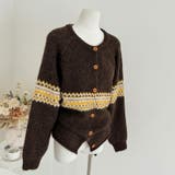 ゆるカワコーデ☆ジャカードカーデマフラー付保温ニット | 17kg | 詳細画像27