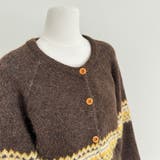 ゆるカワコーデ☆ジャカードカーデマフラー付保温ニット | 17kg | 詳細画像28