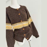 ゆるカワコーデ☆ジャカードカーデマフラー付保温ニット | 17kg | 詳細画像29