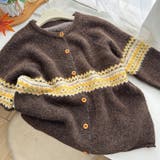 ゆるカワコーデ☆ジャカードカーデマフラー付保温ニット | 17kg | 詳細画像30