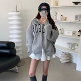 快適スタイルを実現☆ロゴジップパーカー 裏起毛あたたか | 17kg | 詳細画像23 
