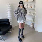 快適スタイルを実現☆ロゴジップパーカー 裏起毛あたたか | 17kg | 詳細画像32 