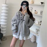 快適スタイルを実現☆ロゴジップパーカー 裏起毛あたたか | 17kg | 詳細画像5 