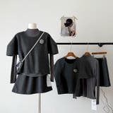 甘辛系ガールズ☆ニットトップス半袖＋スカート3点セット | 17kg | 詳細画像1 