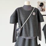 甘辛系ガールズ☆ニットトップス半袖＋スカート3点セット | 17kg | 詳細画像6 