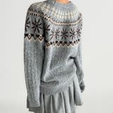 レトロな学院風柄物！大人気フェアアイル柄ウール混ニットセーター | 17kg | 詳細画像5 