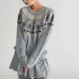 レトロな学院風柄物！大人気フェアアイル柄ウール混ニットセーター | 17kg | 詳細画像8 