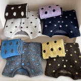 ゆるカワコーデ☆ドット柄ニットカーディガンマフラー付2点セット | 17kg | 詳細画像4