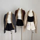 甘辛系ガールズ☆タヌキファー高級光沢ウールニットカーディガン | 17kg | 詳細画像1