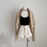 カーキ | 甘辛系ガールズ☆タヌキファー高級光沢ウールニットカーディガン | 17kg