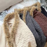 甘辛系ガールズ☆タヌキファー高級光沢ウールニットカーディガン | 17kg | 詳細画像10