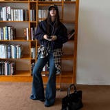 ユニセックス☆ストリート系レトロスエード調スタッズ付きフライトジャケット | 17kg | 詳細画像12 