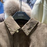 ユニセックス☆ストリート系レトロスエード調スタッズ付きフライトジャケット | 17kg | 詳細画像14 