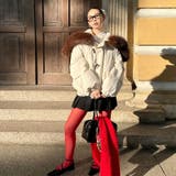 ユニセックス☆ストリート系厚手キルティング牛角ボタンファー付きパーカー | 17kg | 詳細画像12 