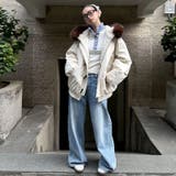 ベージュ | ユニセックス☆ストリート系厚手キルティング牛角ボタンファー付きパーカー | 17kg