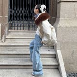 ユニセックス☆ストリート系厚手キルティング牛角ボタンファー付きパーカー | 17kg | 詳細画像17 