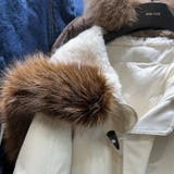 ユニセックス☆ストリート系厚手キルティング牛角ボタンファー付きパーカー | 17kg | 詳細画像31 