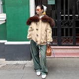 ブラウン | ユニセックス☆ストリート系厚手キルティング牛角ボタンファー付きパーカー | 17kg