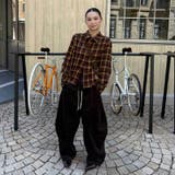 コーヒー | ユニセックス☆ストリート系レトロ配色ブラウン系起毛チェックシャツ | 17kg