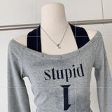 甘辛系ガールズ☆ホルターネックプリント入りトップス假2枚風 | 17kg | 詳細画像8 