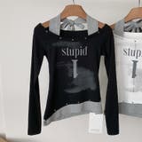 甘辛系ガールズ☆ホルターネックプリント入りトップス假2枚風 | 17kg | 詳細画像11 