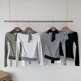 甘辛系ガールズ☆ホルターネックプリント入りトップス假2枚風 | 17kg | 詳細画像17 