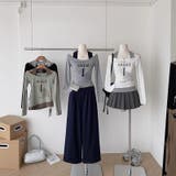 甘辛系ガールズ☆ホルターネックプリント入りトップス假2枚風 | 17kg | 詳細画像6 