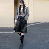 甘辛系ガールズ☆高品質PUレザーショートブーツパンツ五分丈ワイドパンツ | 17kg | 詳細画像6