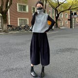 甘辛系ガールズ☆コーデュロイ七分丈パンツレトロオールドマネー風 | 17kg | 詳細画像9 