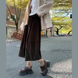 甘辛系ガールズ☆コーデュロイ七分丈パンツレトロオールドマネー風 | 17kg | 詳細画像16 