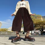 甘辛系ガールズ☆コーデュロイ七分丈パンツレトロオールドマネー風 | 17kg | 詳細画像20 