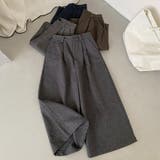 ダークグレー | 大人っぽく洗練された☆高見えシンプル七分丈パンツ | 17kg