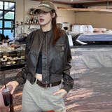 ユニセックス☆手作り色落ち加工ショート丈ライダースジャケットレザージャケット | 17kg | 詳細画像16