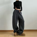 ユニセックス☆フリースパンツ裏起毛厚手 | 17kg | 詳細画像15 