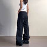 大人っぽく洗練された☆高級感あるタック入りカッティング裾引きずりロングパンツ | 17kg | 詳細画像15